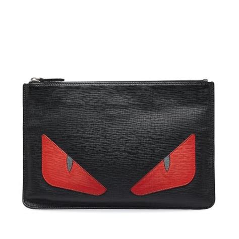 fendi monster clutch|fendi clutch vintage.